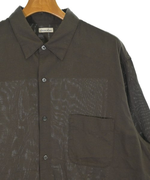 steven alan（スティーブンアラン）カジュアルシャツ 茶 サイズ:XL メンズ/2200703205018