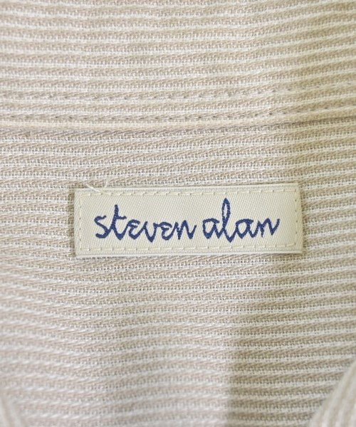 steven alan（スティーブンアラン）カジュアルシャツ ベージュ サイズ:XL メンズ/2200703205049