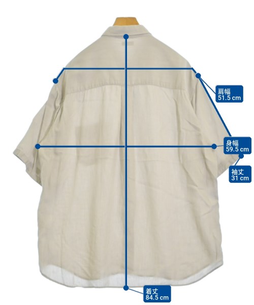steven alan（スティーブンアラン）カジュアルシャツ ベージュ サイズ:XL メンズ/2200703205049
