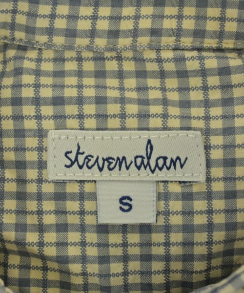 steven alan（スティーブンアラン）カジュアルシャツ 黄 サイズ:S メンズ/2200701631017
