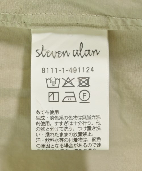 steven alan（スティーブンアラン）カジュアルシャツ ベージュ サイズ:S メンズ/2200706988017