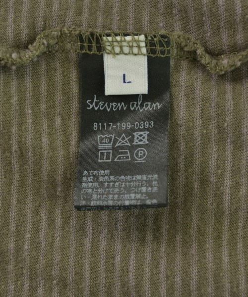 steven alan（スティーブンアラン）Tシャツ・カットソー 茶 サイズ:L メンズ/2200704240155