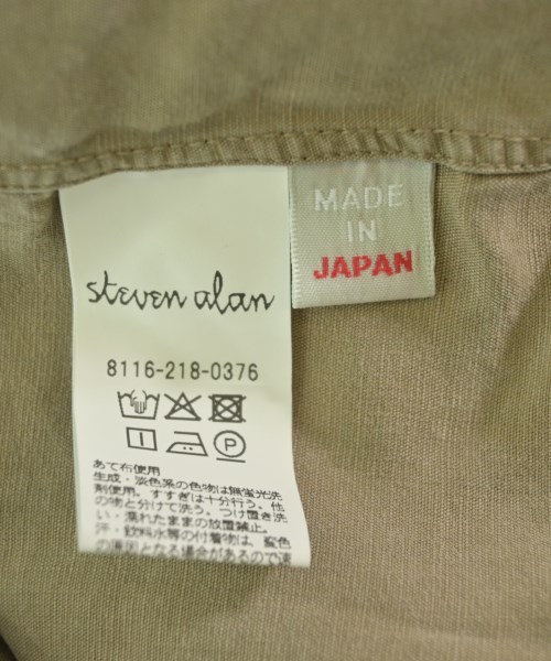 steven alan（スティーブンアラン）カジュアルシャツ ベージュ サイズ:L メンズ/2200700627028