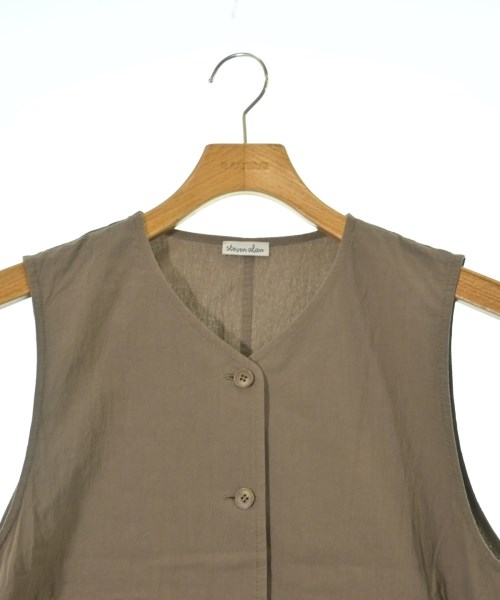 steven alan（スティーブンアラン）ベスト 茶 サイズ:M レディース/2200664037130