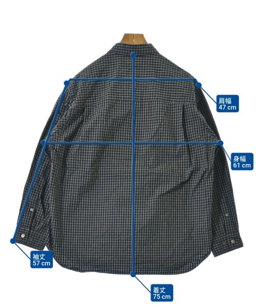 steven alan（スティーブンアラン）カジュアルシャツ 黒 サイズ:M メンズ/2200664108014