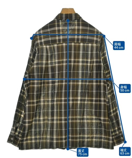 steven alan（スティーブンアラン）カジュアルシャツ 茶 サイズ:XL メンズ/2200662860136