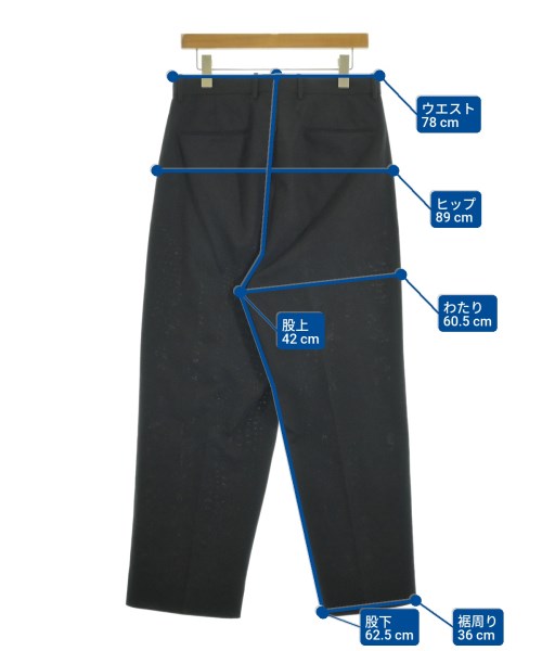 steven alan（スティーブンアラン）スラックス 黒 サイズ:M メンズ/2200665483028