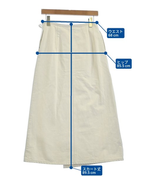 steven alan（スティーブンアラン）ロング・マキシ丈スカート 白 サイズ:M レディース/2200664535087