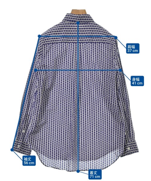 steven alan（スティーブンアラン）カジュアルシャツ 青 サイズ:M レディース/2200667622067