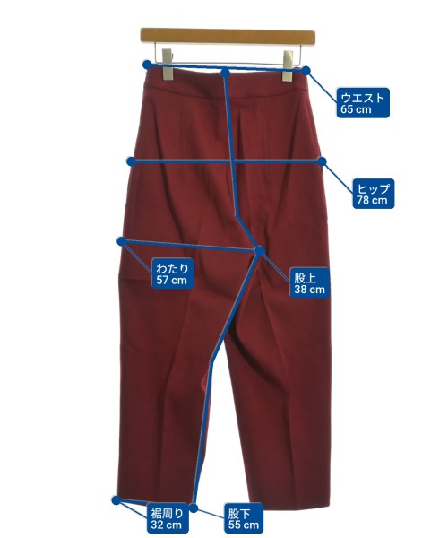 steven alan（スティーブンアラン）スラックス 赤 サイズ:M レディース/2200665151057