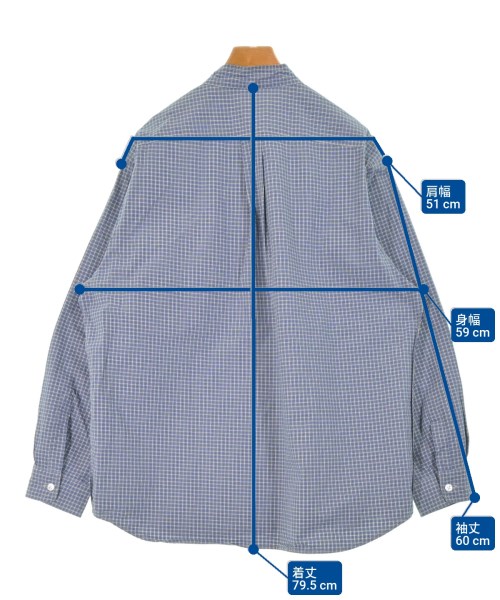 steven alan（スティーブンアラン）カジュアルシャツ 青 サイズ:L メンズ/2200669278071