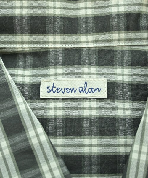 steven alan（スティーブンアラン）カジュアルシャツ 黒 サイズ:L メンズ/2200669386097