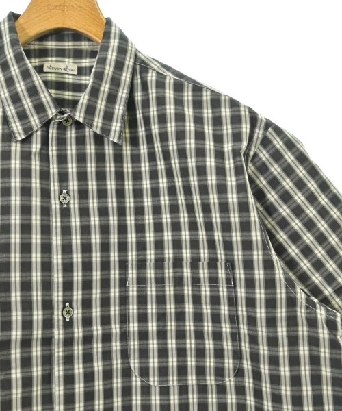 steven alan（スティーブンアラン）カジュアルシャツ 黒 サイズ:L メンズ/2200669386097