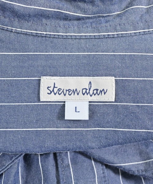 steven alan（スティーブンアラン）カジュアルシャツ 青 サイズ:L メンズ/2200670451111