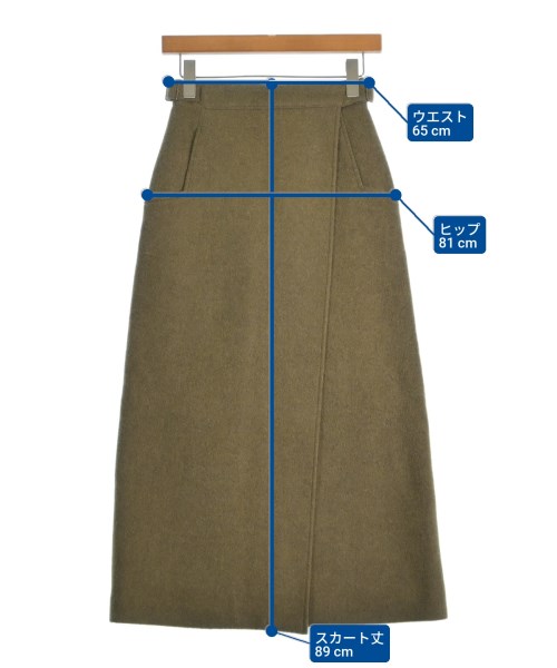 steven alan（スティーブンアラン）ロング・マキシ丈スカート カーキ サイズ:S レディース/2200669127041