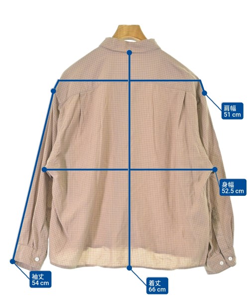 steven alan（スティーブンアラン）カジュアルシャツ ベージュ サイズ:S メンズ/2200671016043