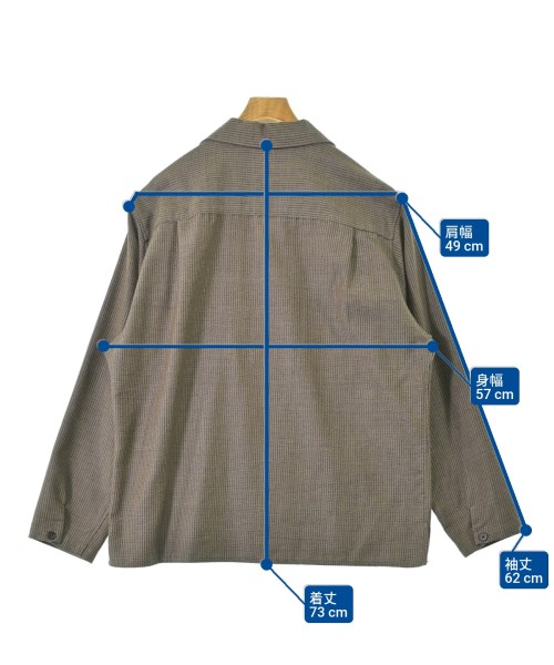 steven alan（スティーブンアラン）カジュアルシャツ 茶 サイズ:XL メンズ/2200671273040