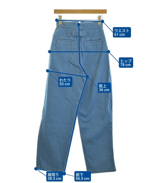 steven alan（スティーブンアラン）デニムパンツ 青 サイズ:S レディース/2200668198011