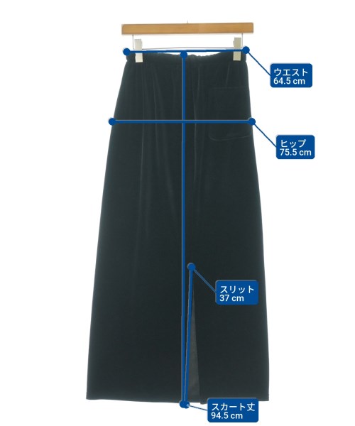 steven alan（スティーブンアラン）ロング・マキシ丈スカート 黒 サイズ:M レディース/2200671991098