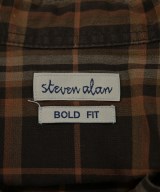 steven alan（スティーブンアラン）カジュアルシャツ 茶 サイズ:L メンズ/2200725559014