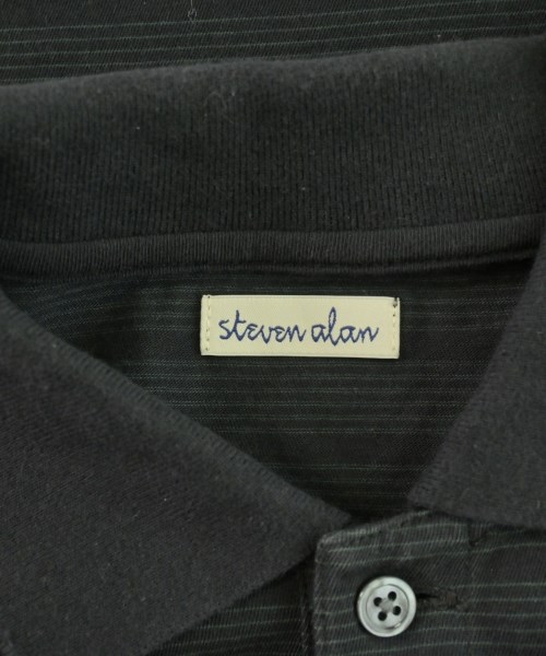 steven alan（スティーブンアラン）ポロシャツ 黒 サイズ:L メンズ/2200730402077