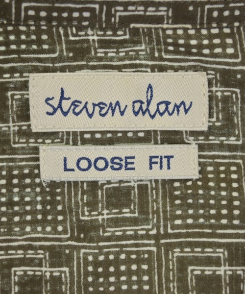 steven alan（スティーブンアラン）カジュアルシャツ 茶 サイズ:S メンズ/2200730515142