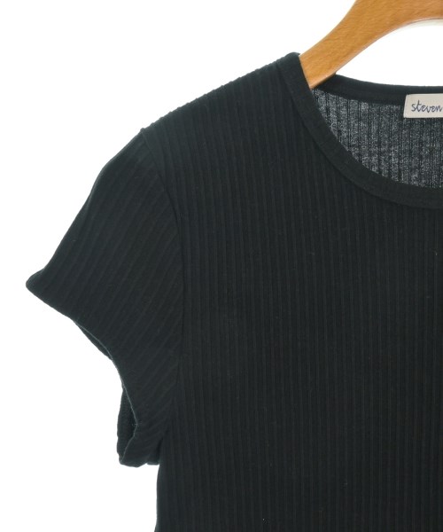 steven alan（スティーブンアラン）Tシャツ・カットソー 黒 サイズ:-(XS位) レディース/2200722570135