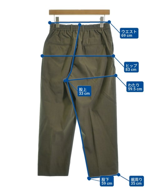 steven alan（スティーブンアラン）スラックス 茶 サイズ:S メンズ/2200733851377