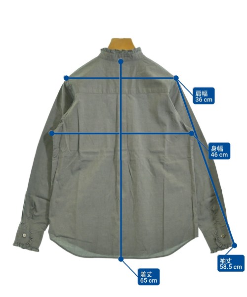 steven alan（スティーブンアラン）カジュアルシャツ グレー サイズ:M レディース/2200720489026
