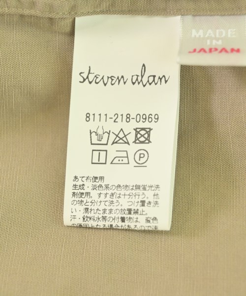 steven alan（スティーブンアラン）カジュアルシャツ 茶 サイズ:L メンズ/2200722388020