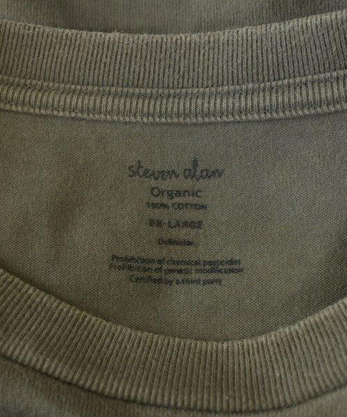 steven alan（スティーブンアラン）Tシャツ・カットソー カーキ サイズ:XL メンズ/2200722388150
