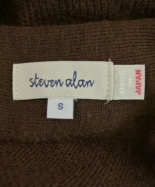 steven alan（スティーブンアラン）ニット・セーター 茶 サイズ:S メンズ/2200721974552