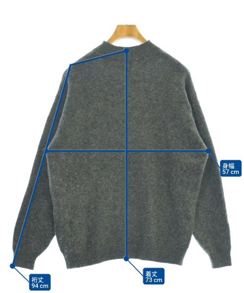 steven alan（スティーブンアラン）ニット・セーター グレー サイズ:S メンズ/2200725505011