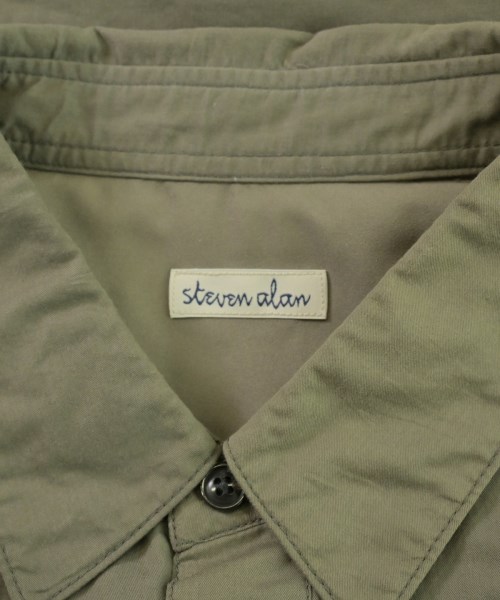 steven alan（スティーブンアラン）カジュアルシャツ カーキ サイズ:L メンズ/2200727712035