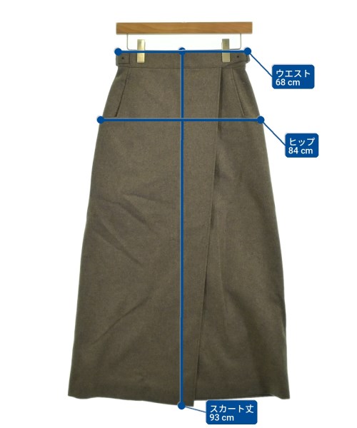 steven alan（スティーブンアラン）ロング・マキシ丈スカート 茶 サイズ:M レディース/2200728729049