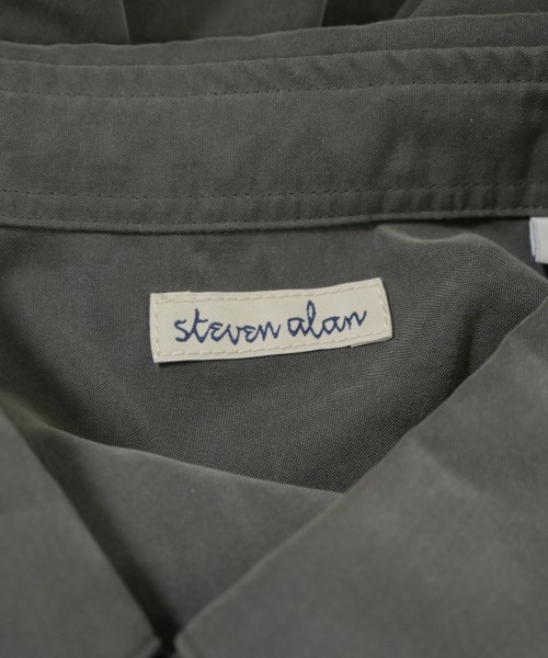 steven alan（スティーブンアラン）カジュアルシャツ カーキ サイズ:L メンズ/2200728786073