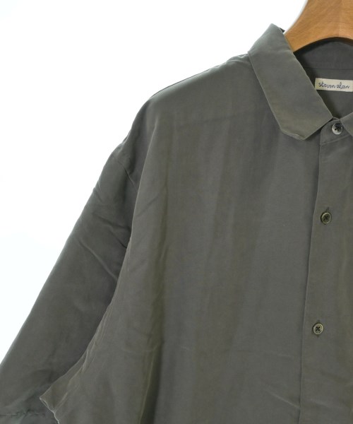 steven alan（スティーブンアラン）カジュアルシャツ カーキ サイズ:L メンズ/2200728786073