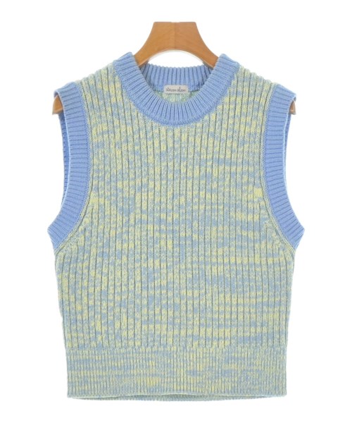 steven alan(スティーブンアラン)ベスト 青 サイズ:-(XS位)/2200676535037
