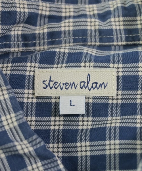 steven alan（スティーブンアラン）カジュアルシャツ 青 サイズ:L メンズ/2200679971030