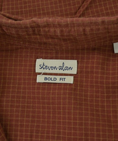 steven alan（スティーブンアラン）カジュアルシャツ 赤 サイズ:S メンズ/2200681611153