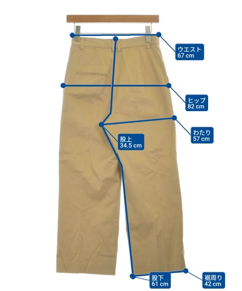 steven alan（スティーブンアラン）チノパン ベージュ サイズ:S レディース/2200687664023