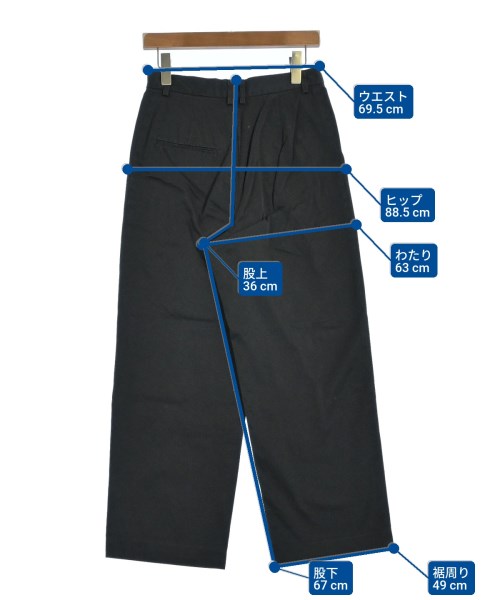 steven alan（スティーブンアラン）チノパン 黒 サイズ:M レディース/2200679900221