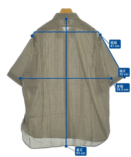 steven alan（スティーブンアラン）カジュアルシャツ ベージュ サイズ:XL メンズ/2200684853567
