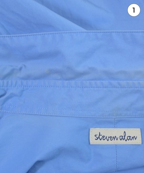 steven alan（スティーブンアラン）カジュアルシャツ 青 サイズ:M メンズ/2200688480028