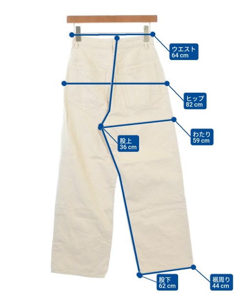 steven alan（スティーブンアラン）デニムパンツ 白 サイズ:S レディース/2200690495010