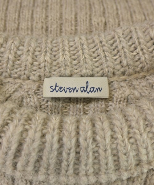 steven alan（スティーブンアラン）ニット・セーター ベージュ サイズ:L メンズ/2200682484084