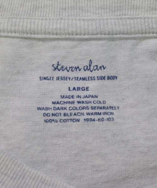 steven alan（スティーブンアラン）Tシャツ・カットソー グレー サイズ:L メンズ/2200682484442
