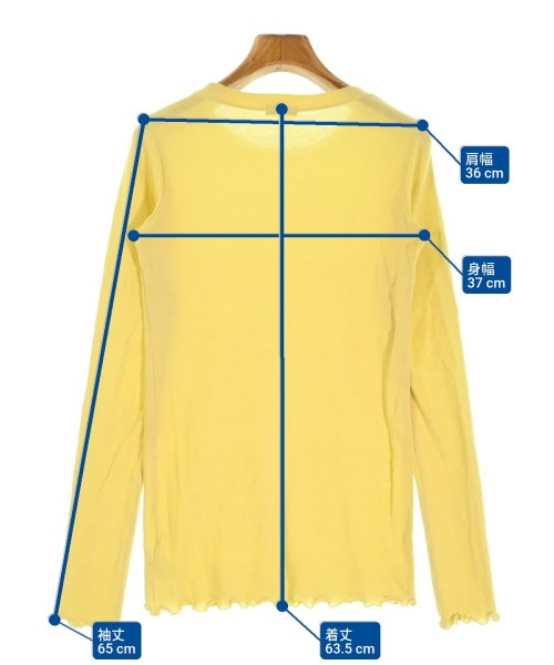 steven alan（スティーブンアラン）Tシャツ・カットソー 黄 サイズ:-(M位) レディース/2200686064046