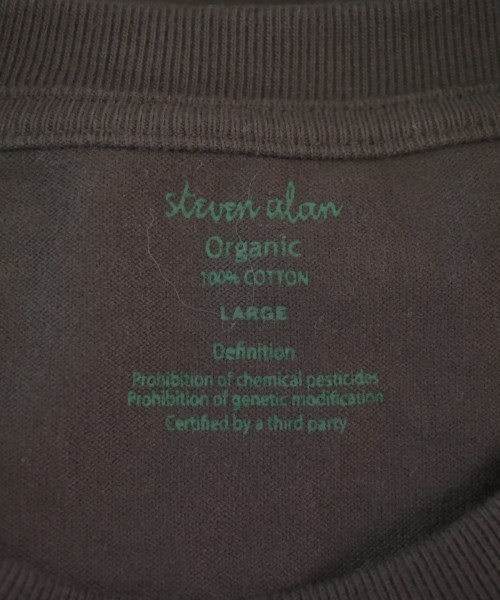 steven alan（スティーブンアラン）Tシャツ・カットソー 茶 サイズ:L メンズ/2200692632086