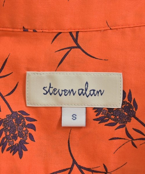 steven alan（スティーブンアラン）シャツワンピース オレンジ サイズ:S レディース/2200688056032